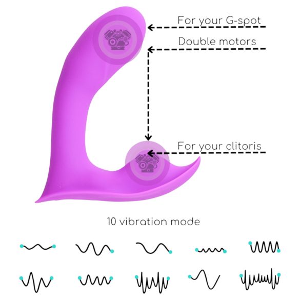 G-spot en prostaat vibrator (paars)