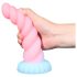OgazR - Glow Unicorndildo 22 cm (Regenboog)
