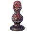 OgazR - bolvormige anale dildo - 10,5 cm (zwart)