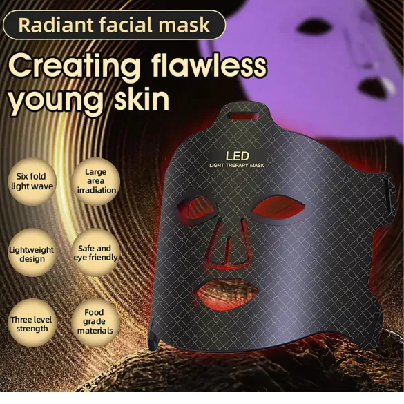 Foton Huidverjongende LED Gezichtsmasker (4 lichttherapiemodi)
