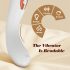 IntiGlow - LED G-spot vibrator voor een jeugdig gevoel (wit)