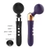 Gebogen - massagevibrator - oplaadbaar - zwart