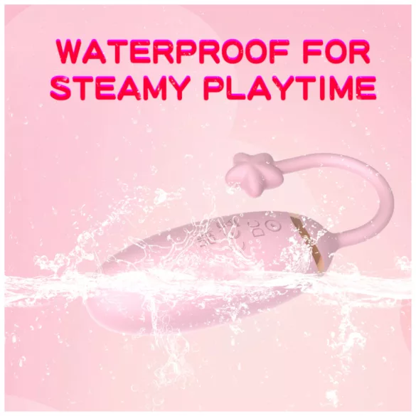 Funny Me - draagbaar app-gestuurd vibratie-ei (roze)