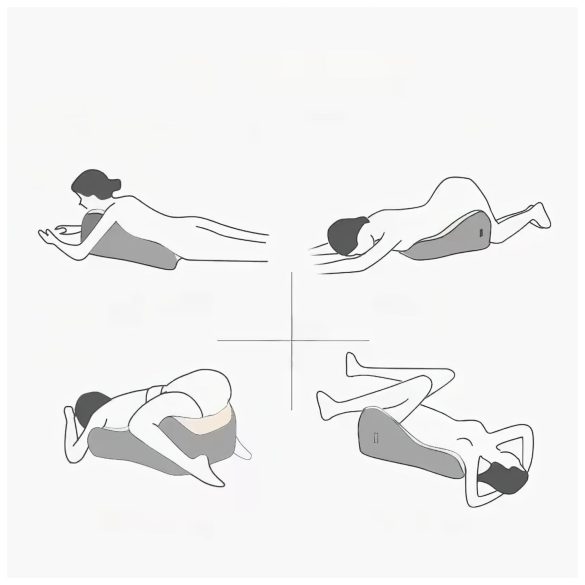 Magic Pillow - seksspeeltjes kussen met dildo houder - memory foam - roze