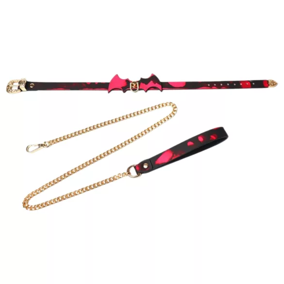 Heatmark - halsband met riem - verstelbaar