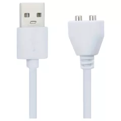 Pleasure Charge Loveline - magnetische USB-oplaadkabel (wit)