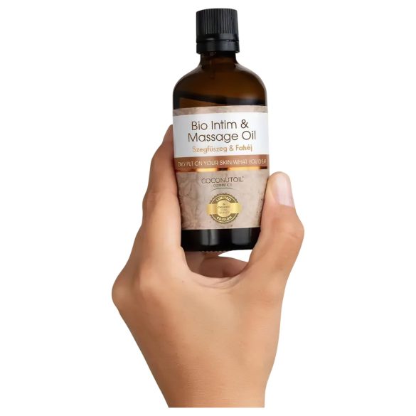 Kokosolie - Biologische Intieme & Massageolie - Kruidnagel-Kaneel (80ml)