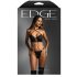 Edge By Fantasy - lederen look herenlingerie set (zwart) - M/L
