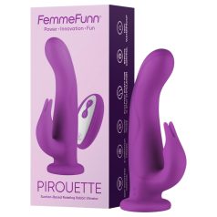   FemmeFunn Pirouette - oplaadbare, draadloze, premium vibrator (paars)