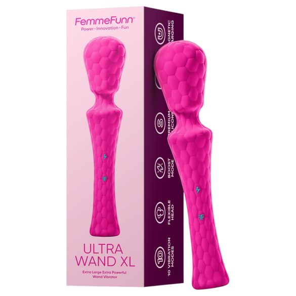 FemmeFunn Ultra Wand XL - premium massage vibrator (roze)