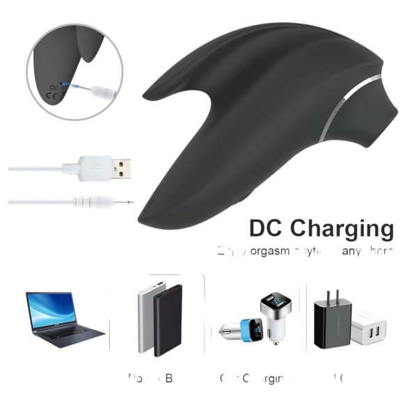 AlvUp - luchtdruk clitorisstimulator vibrator - zwart