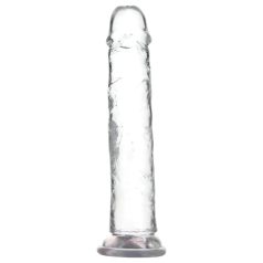Addiction Crystal - dildo met zuignap - transparant - 20cm