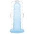 Addiction Cocktails - zuignap dildo (blauw)