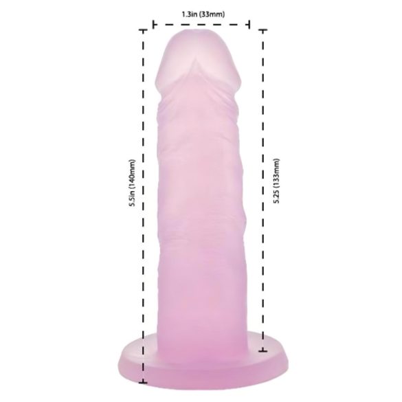 Addiction Coctails - dildo met zuignap - siliconen - roze