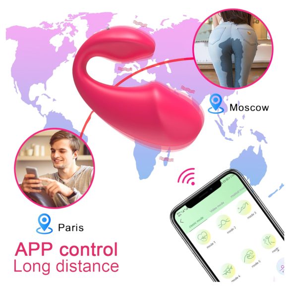 AlvUp - vibrerend eitje - afstandsbediening - siliconen - roze