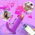 AlvUp - slimme stoot anaal vibrator - oplaadbaar silicone - paars