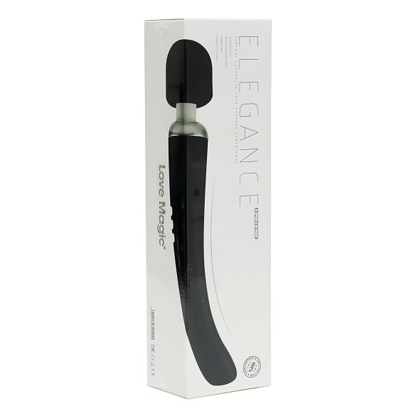 Love Magic Elegance Wand - vibrator massagestaf - oplaadbaar - zwart