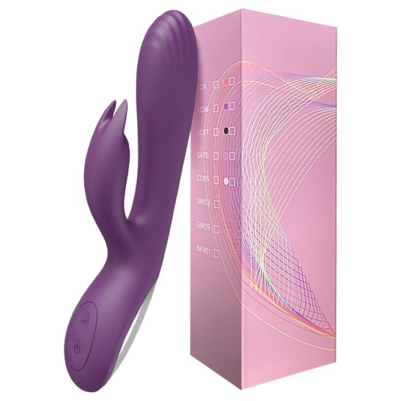 AlvUp - G-spot vibrator met konijnenoor - siliconen - paars