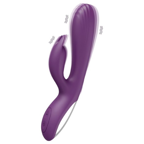 AlvUp - G-spot vibrator met konijnenoor - siliconen - paars