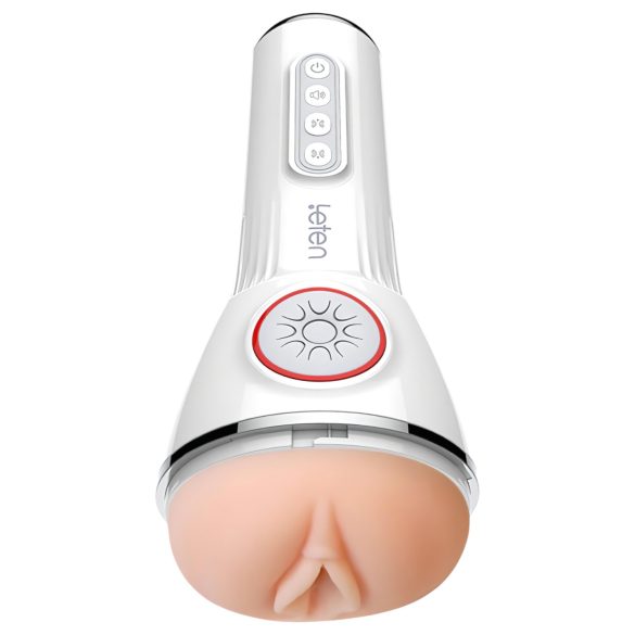 LETEN SM340 - automatische vibrator masturbator met zuigfunctie en geluid