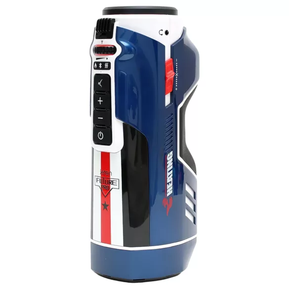 Leten SM Future Pro - elektrische stoot-, klem- en verwarmende masturbator (blauw)