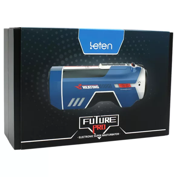 Leten SM Future Pro - elektrische stoot-, klem- en verwarmende masturbator (blauw)