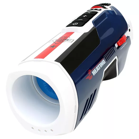 Leten SM Future Pro - elektrische stoot-, klem- en verwarmende masturbator (blauw)