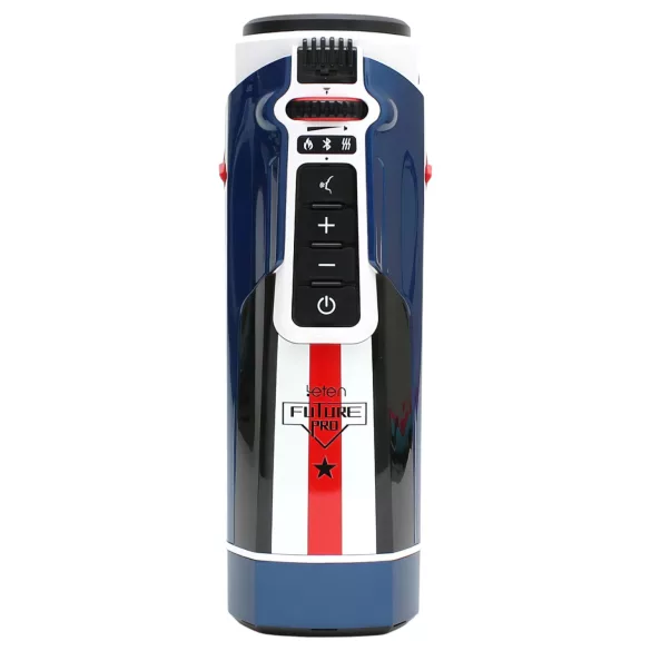 Leten SM Future Pro - elektrische stoot-, klem- en verwarmende masturbator (blauw)