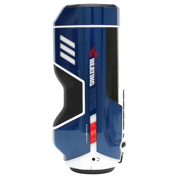 Leten SM Future Pro - elektrische stoot-, klem- en verwarmende masturbator (blauw)