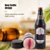 Lonely - masturbator fles - realistisch vagina - transparant-zwart