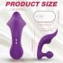Sex HD Chomper - vibrator voor clitoris en anus - waterdicht - paars