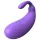 Sex HD - vibrerend ei - auberginevorm - paars