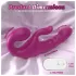 SEX HD Co-op Bliss - strap-on vibrator met clitorisstimulator - siliconen