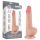 Lovetoy Sliding-Skin - dildo met zuignap - dubbel laag - 19,5cm - huidkleur