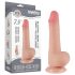 Lovetoy Sliding-Skin - dildo met ballen - realistisch dubbel laag - 20cm