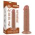 Lovetoy Sliding-Skin - dildo met zuignap - dubbel laags - 20cm - huidskleur