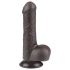 Lovetoy Sliding-Skin - realistische dildo met ballen - dubbel laag