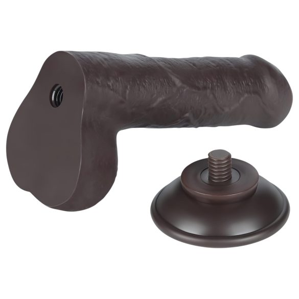 Lovetoy Sliding-Skin - realistische dildo met ballen - dubbel laag