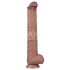 Lovetoy - XXL dubbele laag dildo - 36,5 cm - (natuurlijk)