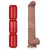Lovetoy - dubbelgelaagde XXL dildo - 36,5 cm - (naturel)