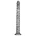 Lovetoy King Size - extra grote vibrator - 40,5 cm (grijs)