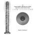 Lovetoy King Size - extra grote vibrator - 40,5 cm (grijs)