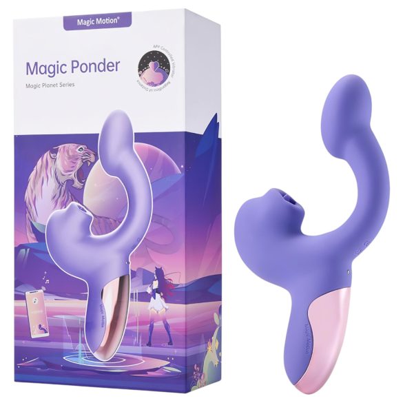 Magic Motion Magic Ponder - duo vibrator met clitorisstimulatie - siliconen