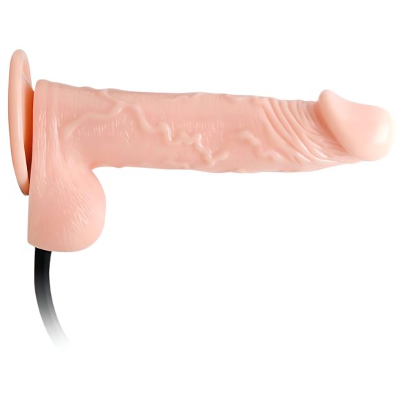 Baile - opblaasbare realistische vibrator - huidskleur