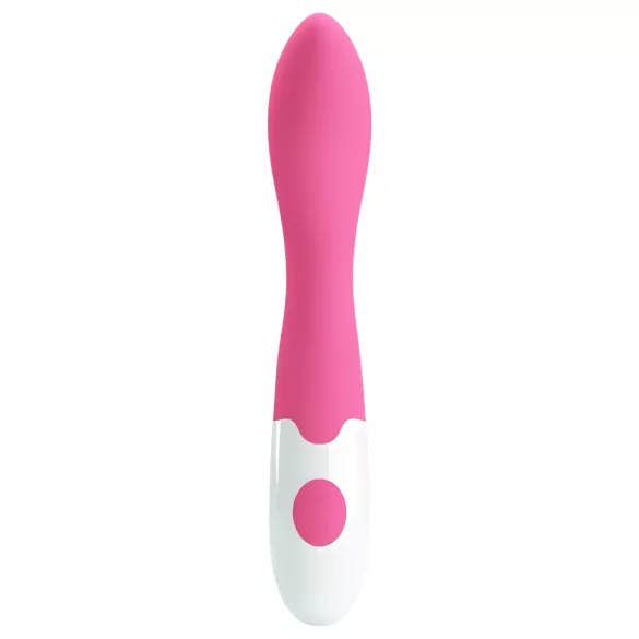 Pretty Love Bishop - g-spot vibrator - waterdicht - siliconen - roze/wit