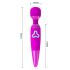 Pretty Love Wand - oplaadbare massage vibrator (paars)