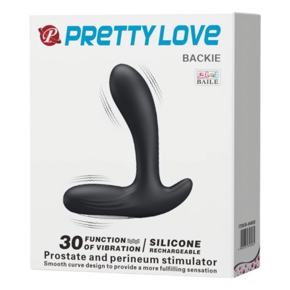 Pretty Love Backie - prostaat vibrator - zwart