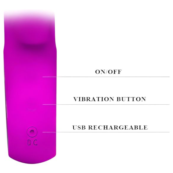 Pretty Love Webb - rabbit vibrator - clitorisstimulatie - siliconen roze
