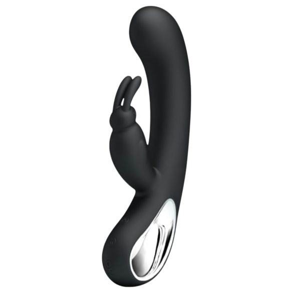 Pretty Love Webb - vibrator met clitorisstimulator - waterdicht - zwart