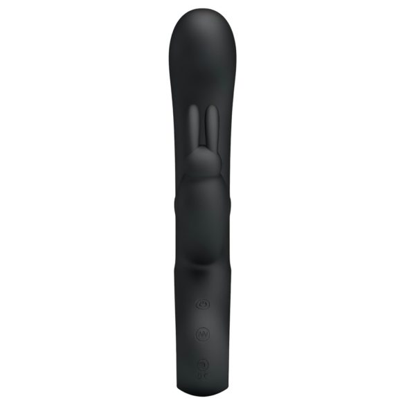Pretty Love Webb - vibrator met clitorisstimulator - waterdicht - zwart